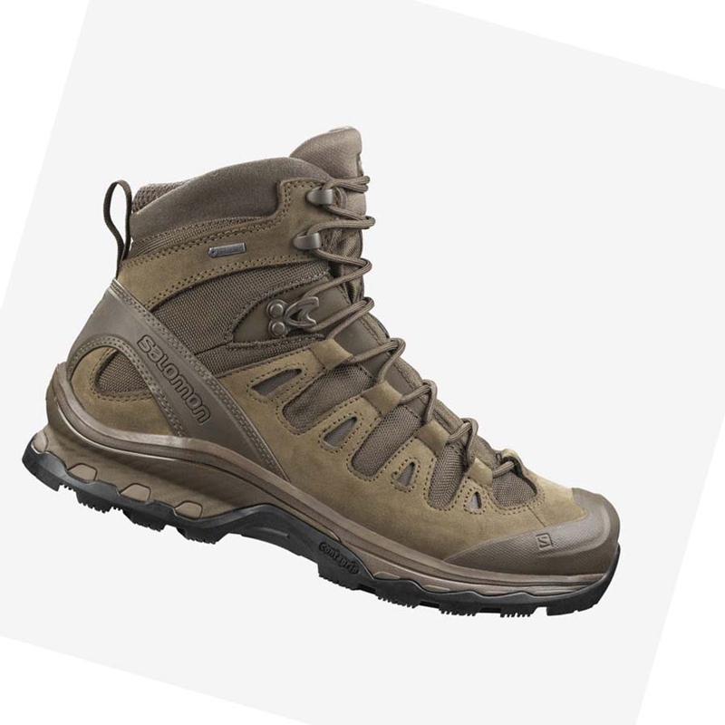 Botas Salomon QUEST 4D GORE-TEX FORCES 2 EN Feminino Marrom | 97153-HXGA