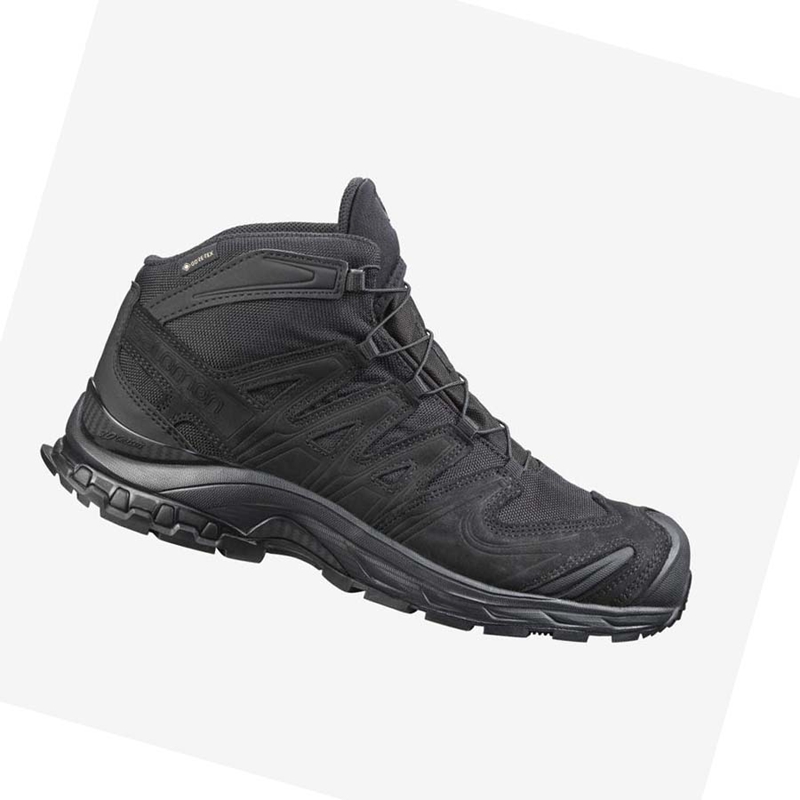 Botas Salomon XA FORCES MID GORE-TEX EN Masculino Pretas | 16480-OHEK