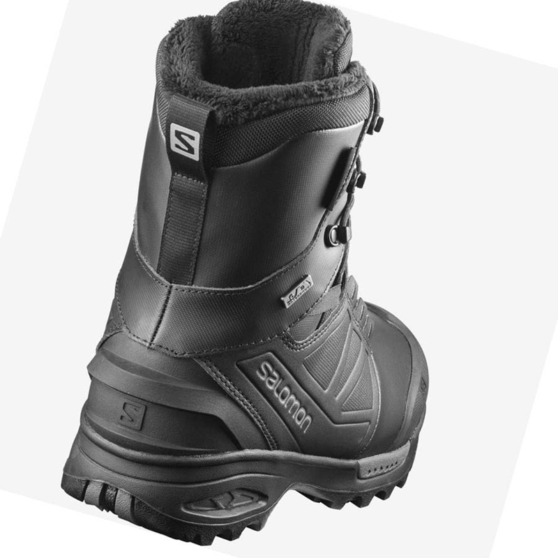 Botas de Inverno Salomon TOUNDRA PRO CLIMASALOMON™ WATERPROOF Masculino Pretas | 32410-IJUZ