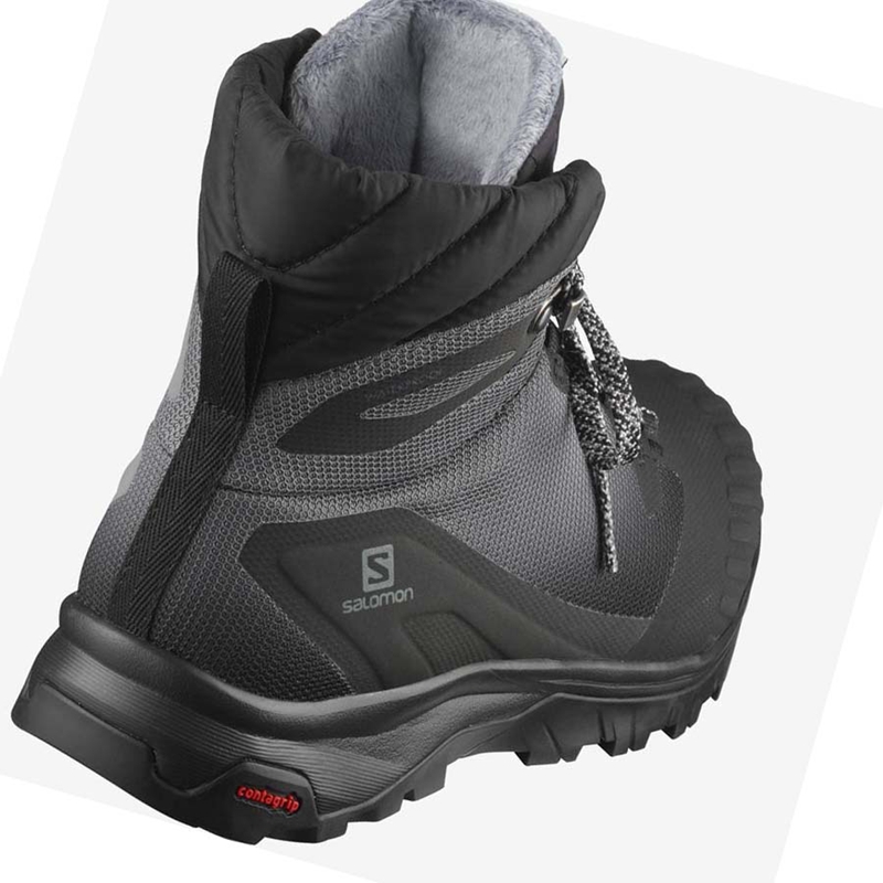 Botas de Inverno Salomon VAYA BLAZE THINSULATE™ CLIMASALOMON™ WATERPROOF Feminino Pretas | 87549-FHUR