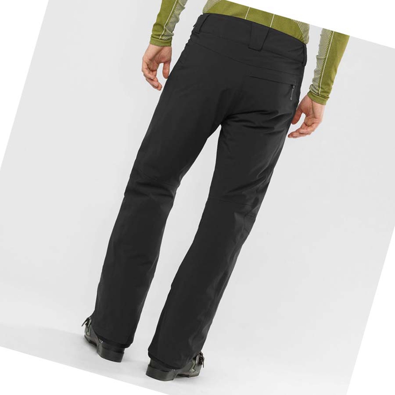 Calça De Esqui Salomon BRILLIANT Masculino Pretas | 32460-YUNJ