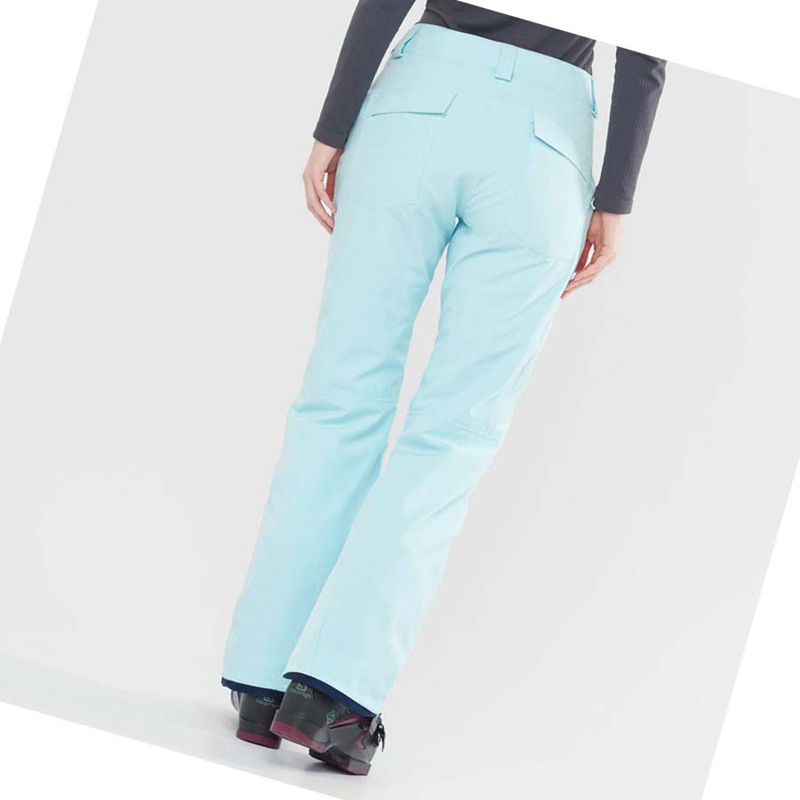 Calça De Esqui Salomon EDGE Feminino Menta | 95374-XCGV