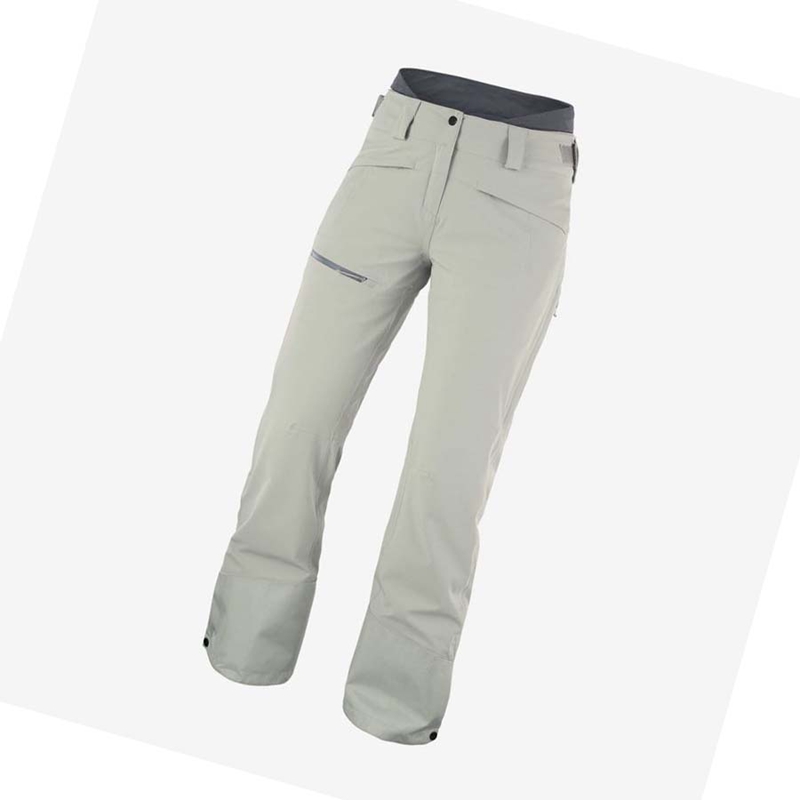 Calça De Esqui Salomon PROOF LIGHT Feminino Bege | 35681-FPCU