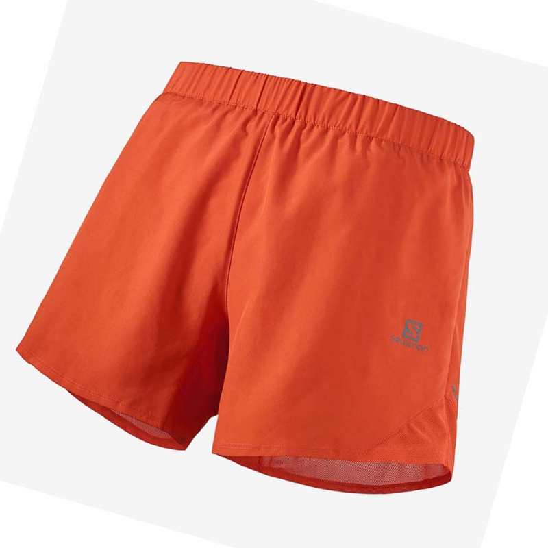 Calções Salomon CROSS REBEL 5\'\' Masculino Laranja | 70514-EXDA