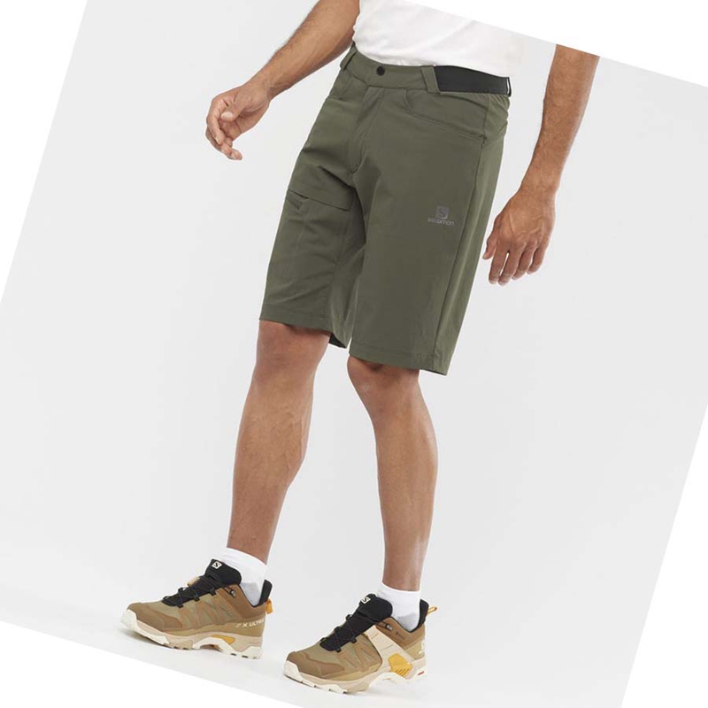 Calções Salomon WAYFARER Masculino Verde Oliva | 67530-XPNC