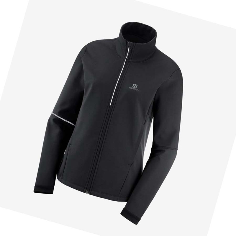 Casaco Salomon AGILE SOFTSHELL Feminino Pretas | 42879-SLCK