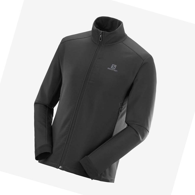 Casaco Salomon AGILE SOFTSHELL Masculino Pretas | 24786-QGWE