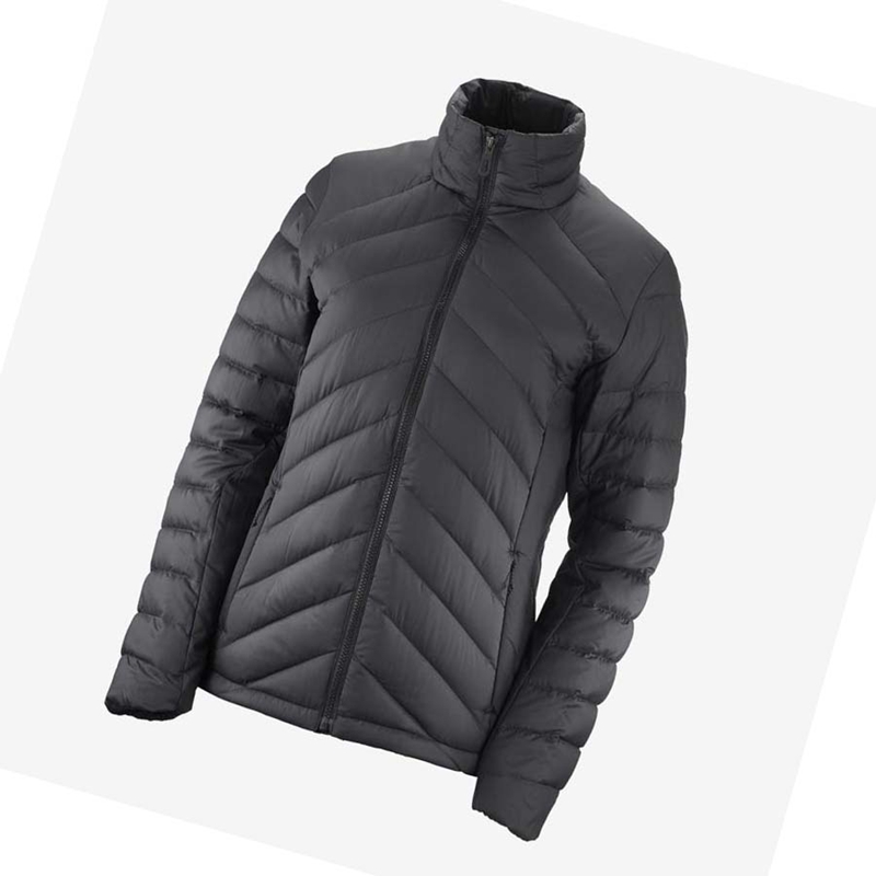 Casaco Salomon ESSENTIAL XWARM DOWN INSULATED Feminino Pretas | 65031-VNRK