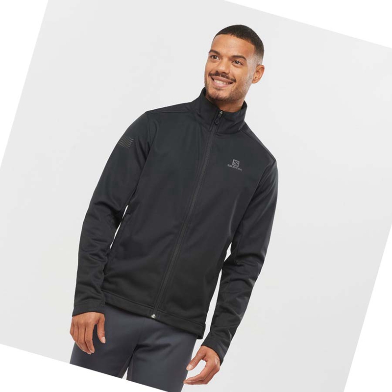 Casaco Salomon GORE TEX INFINIUM™ WINDSTOPPER® Masculino Pretas | 20361-PVSA