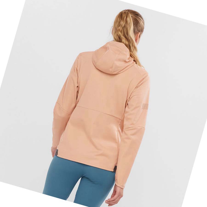 Casaco Salomon GORE TEX INFINIUM™ WINDSTOPPER® Feminino Rosa | 97183-PXUR