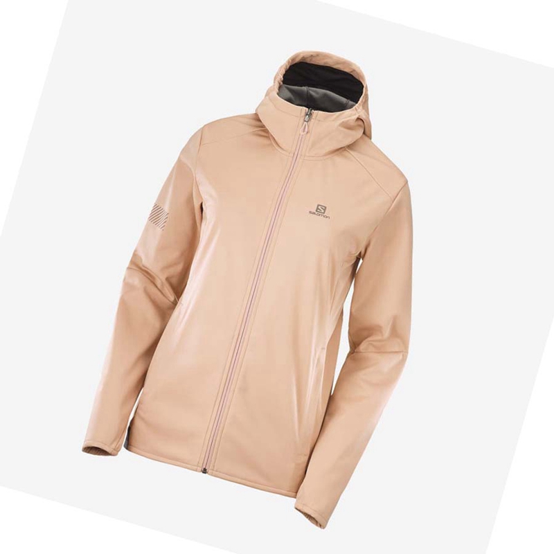 Casaco Salomon GORE TEX INFINIUM™ WINDSTOPPER® Feminino Rosa | 97183-PXUR