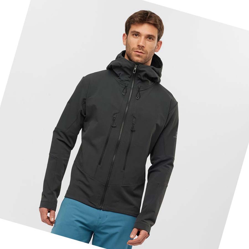 Casaco Salomon OUTPEAK SOFTSHELL Masculino Pretas | 90235-CQNZ