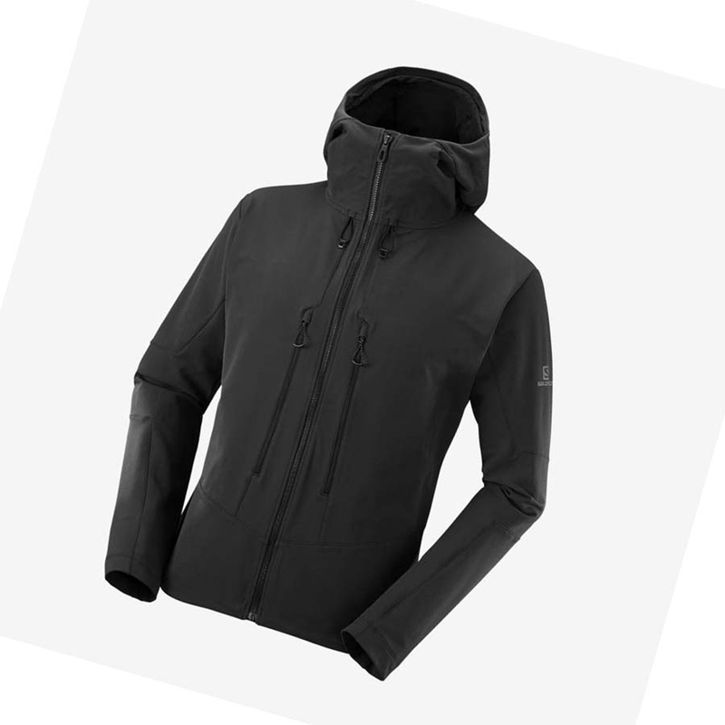 Casaco Salomon OUTPEAK SOFTSHELL Masculino Pretas | 90235-CQNZ