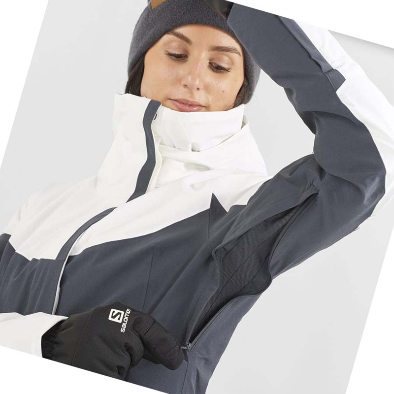 Casaco Salomon SPEED INSULATED Feminino Pretas | 57682-KHMX