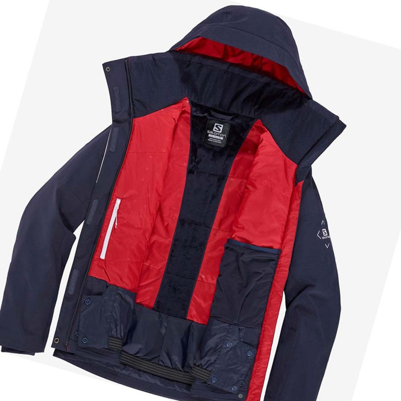 Casaco Salomon SPEED INSULATED Feminino Azul Marinho | 82976-IBNG