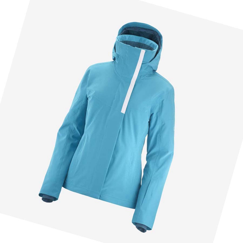 Casaco Salomon SPEED INSULATED Feminino Azuis | 83967-UMCL