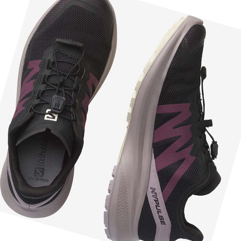 Sapatilhas Trail Running Salomon HYPULSE Trilha Feminino Pretas | 05374-PJSC