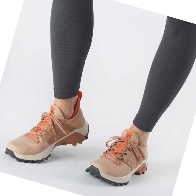 Sapatilhas Trail Running Salomon MADCROSS Feminino Marrom | 16893-ZTIU