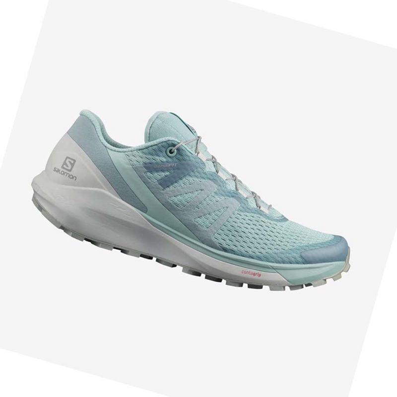 Sapatilhas Trail Running Salomon SENSE RIDE 4 Feminino Menta | 36519-OBYM