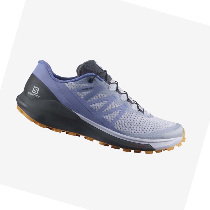 Sapatilhas Trail Running Salomon SENSE RIDE 4 Feminino Azuis | 59273-NTPY