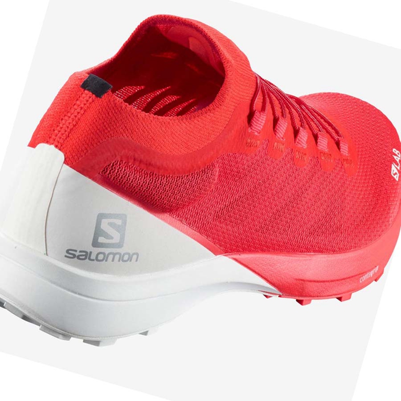 Sapatilhas Trail Running Salomon S/LAB SENSE 8 Masculino Vermelhas | 59738-CVRQ