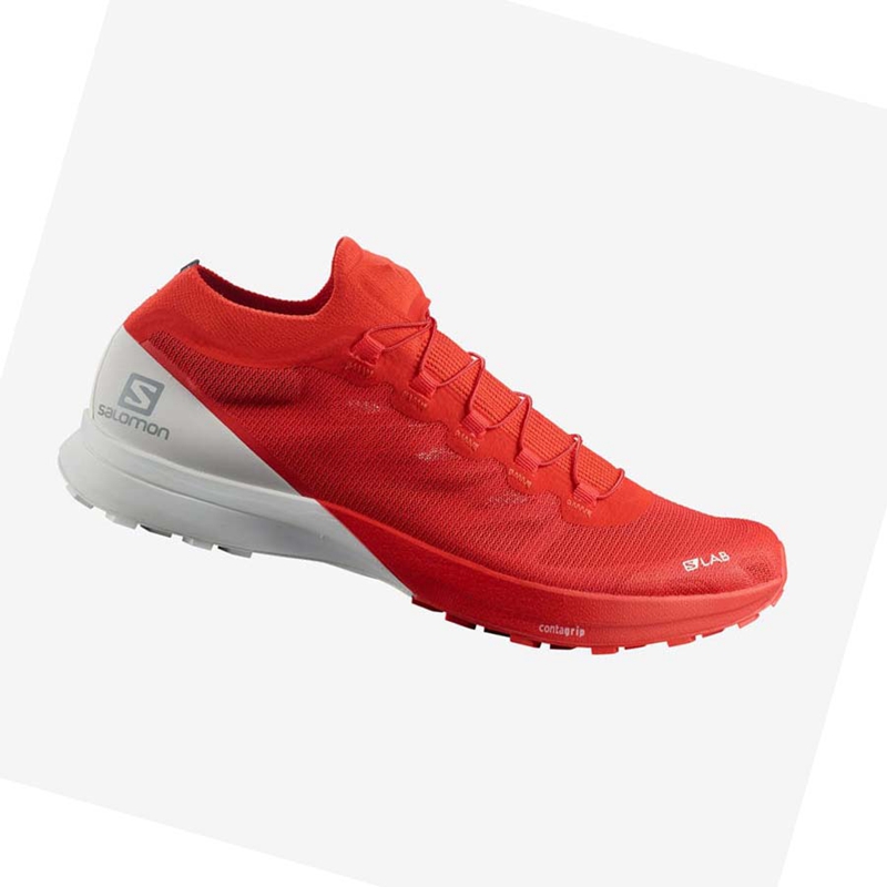 Sapatilhas Trail Running Salomon S/LAB SENSE 8 Masculino Vermelhas | 59738-CVRQ