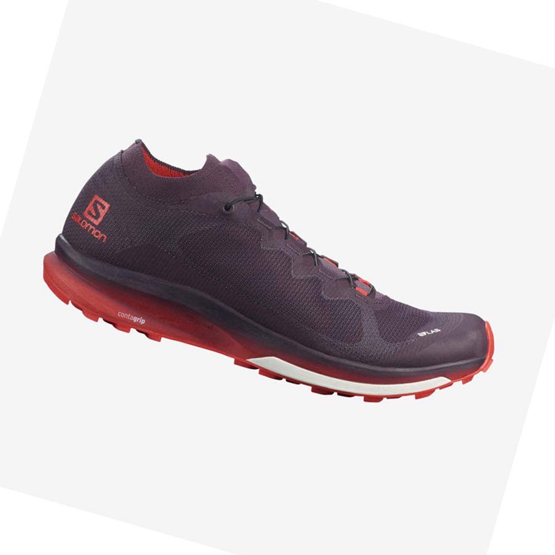 Sapatilhas Trail Running Salomon S/LAB ULTRA 3 Masculino Roxo | 01695-GOYN