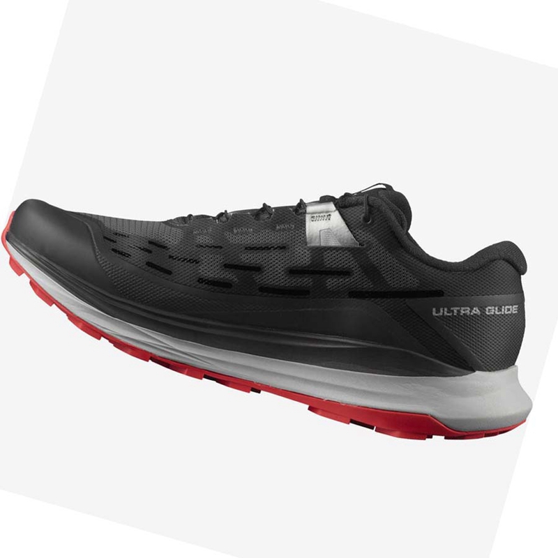 Sapatilhas Trail Running Salomon ULTRA GLIDE Masculino Pretas | 96102-RQYH