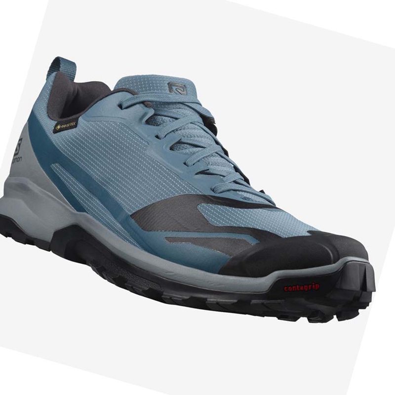 Sapatilhas Trail Running Salomon XA COLLIDER 2 GORE-TEX Masculino Azuis | 42150-BGZE