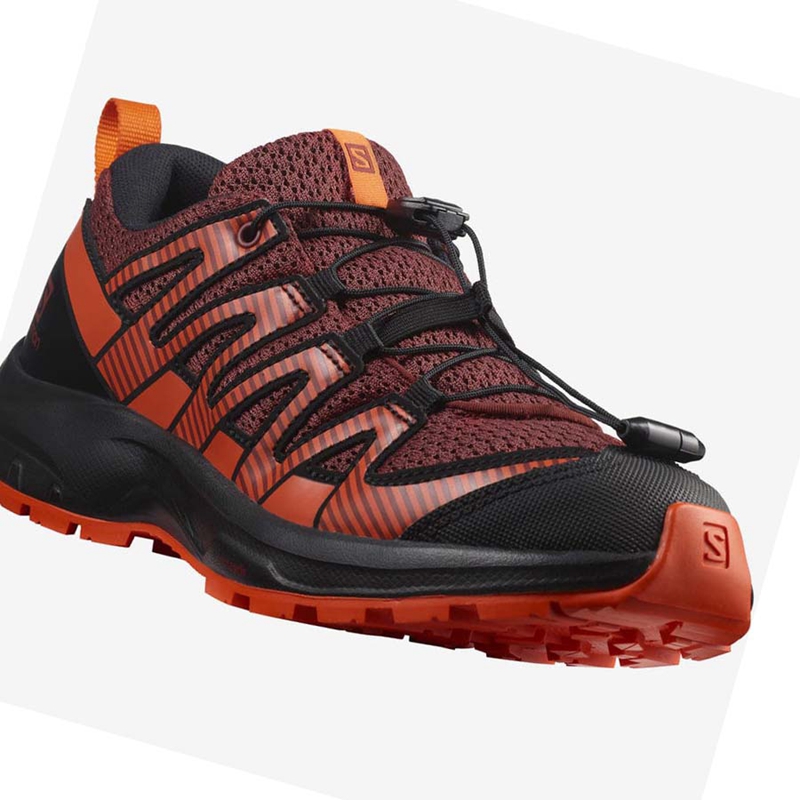 Sapatilhas Trail Running Salomon XA PRO V8 Criança Laranja | 01964-BYLM