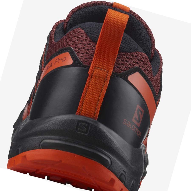 Sapatilhas Trail Running Salomon XA PRO V8 Criança Laranja | 01964-BYLM