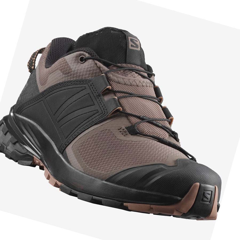 Sapatilhas Trail Running Salomon XA WILD Feminino Pretas | 73469-URZY