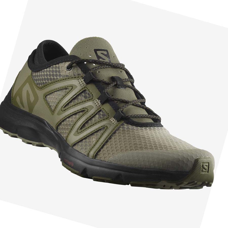 Sapatos Agua Salomon CROSSAMPHIBIAN SWIFT 2 Masculino Verde Oliva | 29071-KQZE