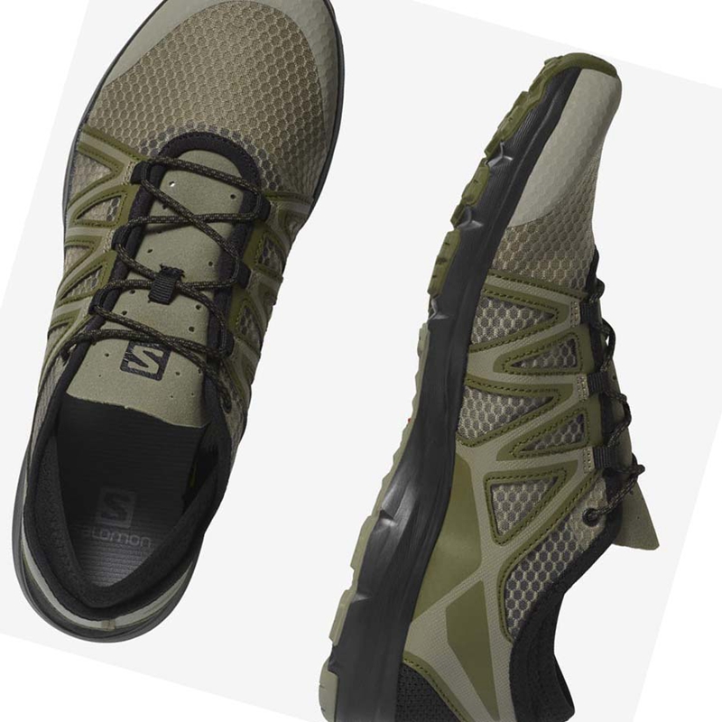 Sapatos Agua Salomon CROSSAMPHIBIAN SWIFT 2 Masculino Verde Oliva | 29071-KQZE