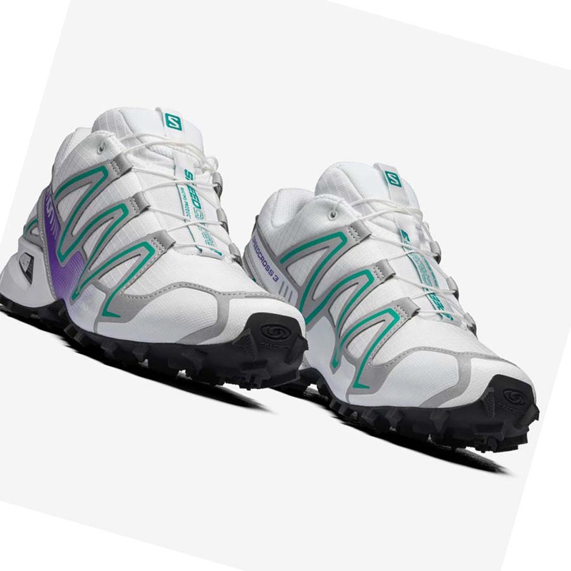 Tenis Salomon SPEEDCROSS 3 Feminino Branco | 91704-HEIV