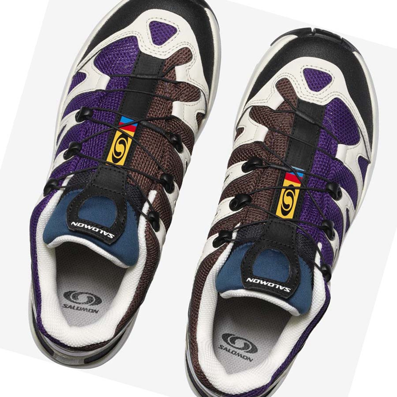 Tenis Salomon XA PRO 1 Masculino Roxo Chocolate Azuis | 86254-LWYK