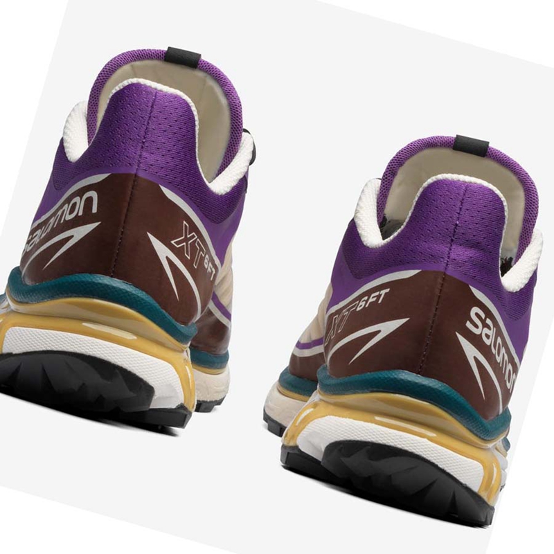 Tenis Salomon XT-6 FT Feminino Roxo Chocolate | 29376-AIMU