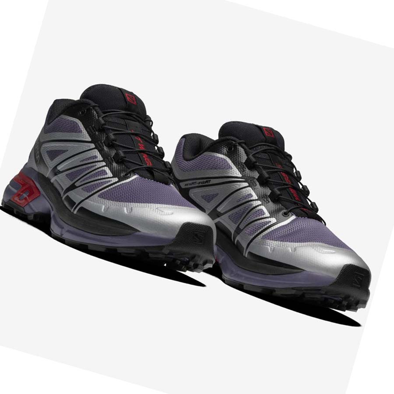 Tenis Salomon XT-WINGS 2 Feminino Prateadas Roxo | 17354-TWBF