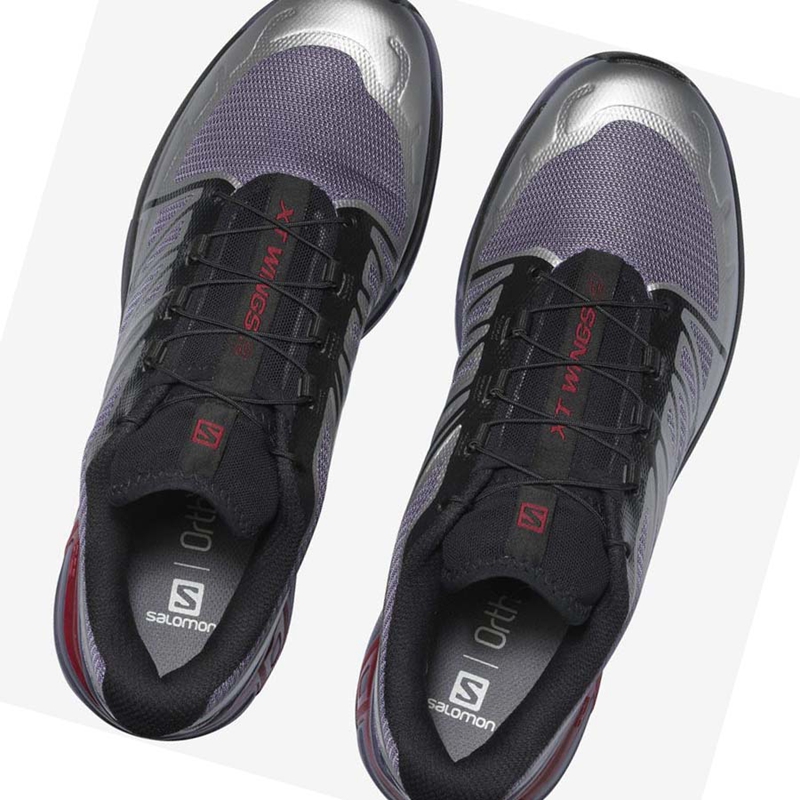 Tenis Salomon XT-WINGS 2 Feminino Prateadas Roxo | 17354-TWBF