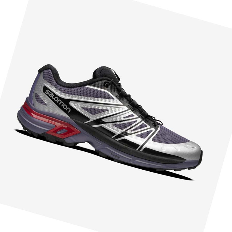 Tenis Salomon XT-WINGS 2 Feminino Prateadas Roxo | 17354-TWBF