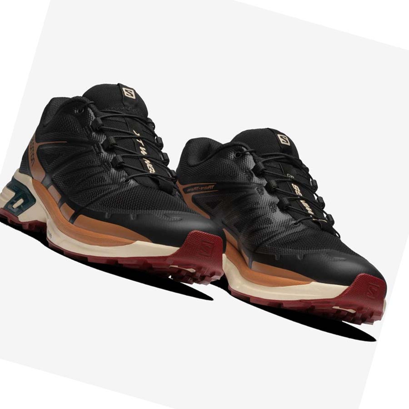 Tenis Salomon XT-WINGS 2 Masculino Pretas Cafes | 92871-PHTN