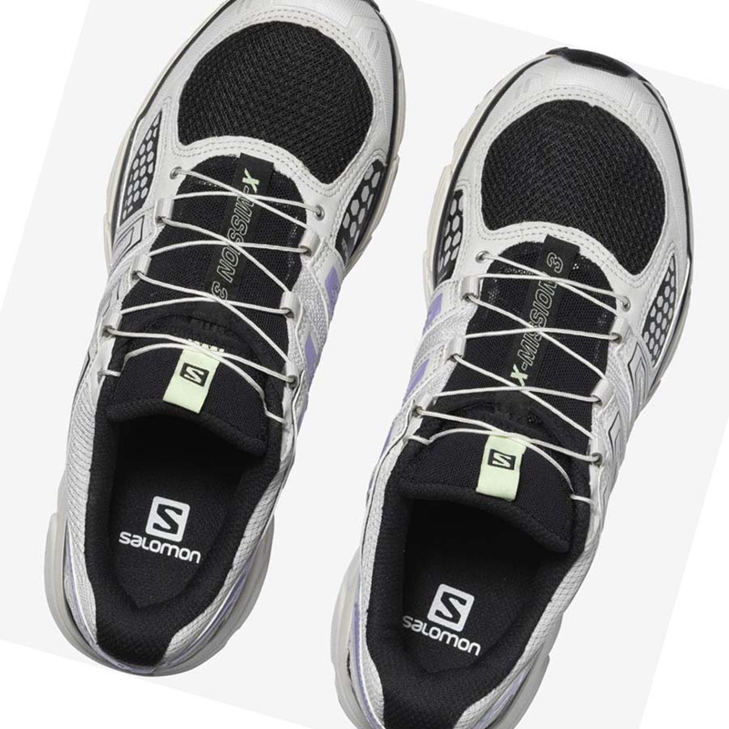 Tenis Salomon X-MISSION 3 Feminino Prateadas | 21406-YAGS