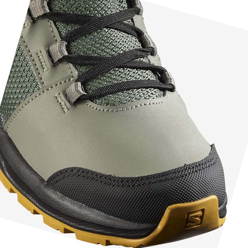 Tênis De Caminhada Salomon OUTWARD CLIMASALOMON™ WATERPROOF Criança Verde Oliva | 83056-IPJR