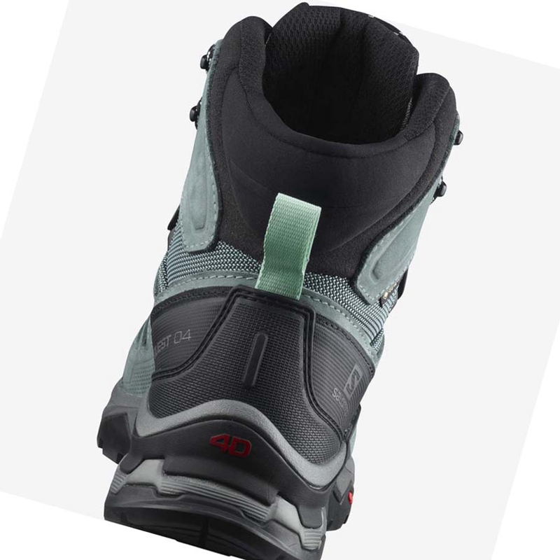 Tênis De Caminhada Salomon WoQUEST 4 GORE-TEX Feminino Azuis | 84310-EBAY