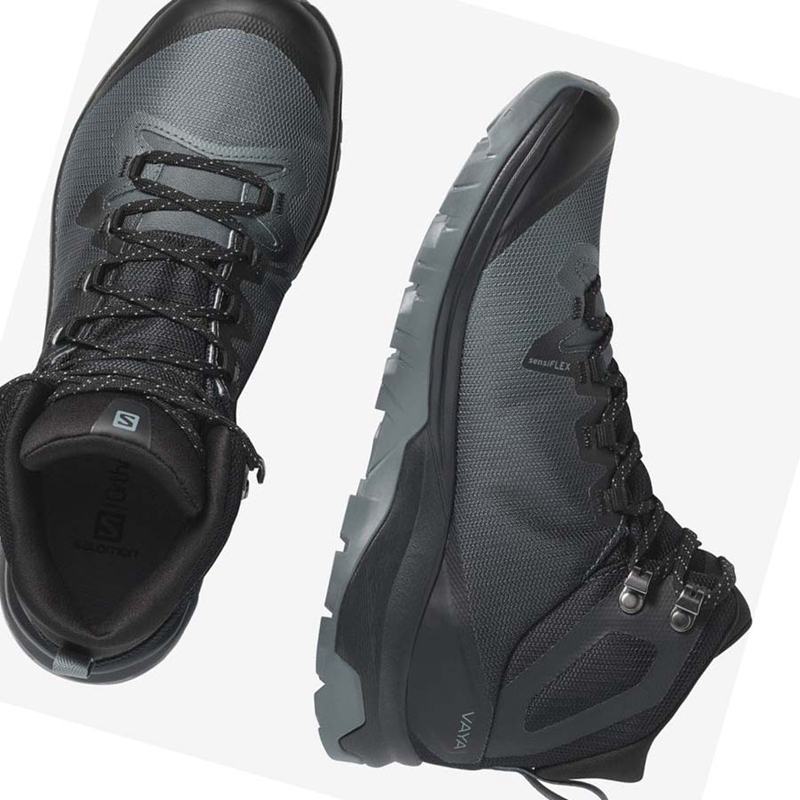 Tênis De Caminhada Salomon WoVAYA MID GORE-TEX Feminino Pretas | 02843-BWPL