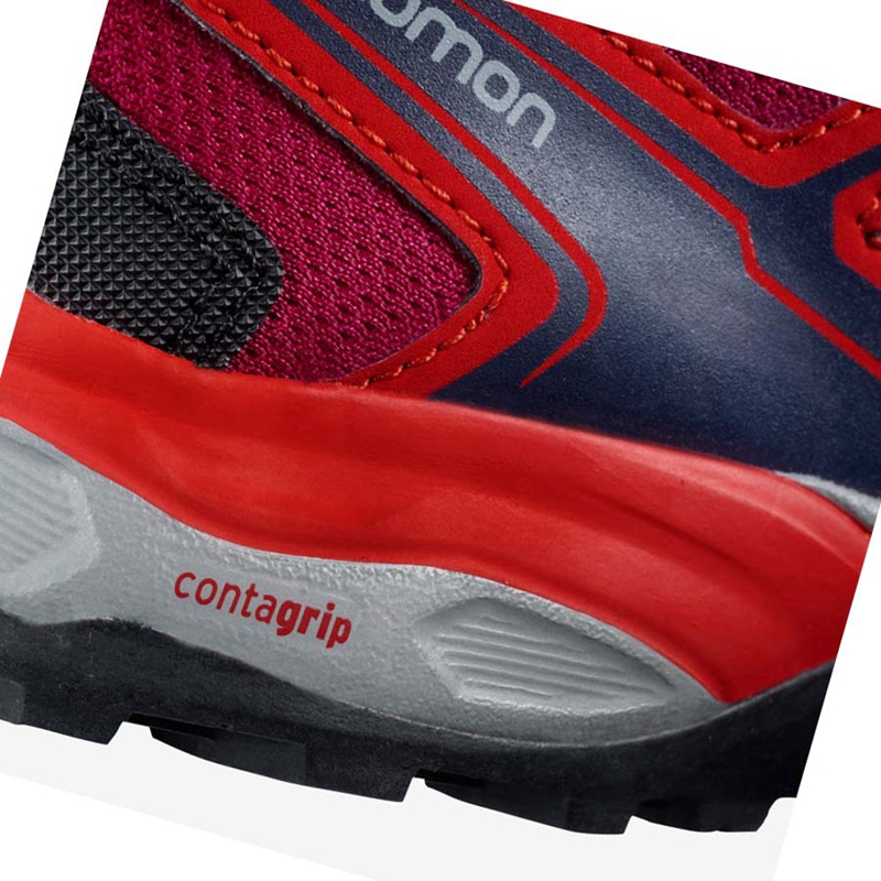 Tênis De Caminhada Salomon X-ULTRA MID GORE-TEX Criança Vermelhas | 01378-JPUO