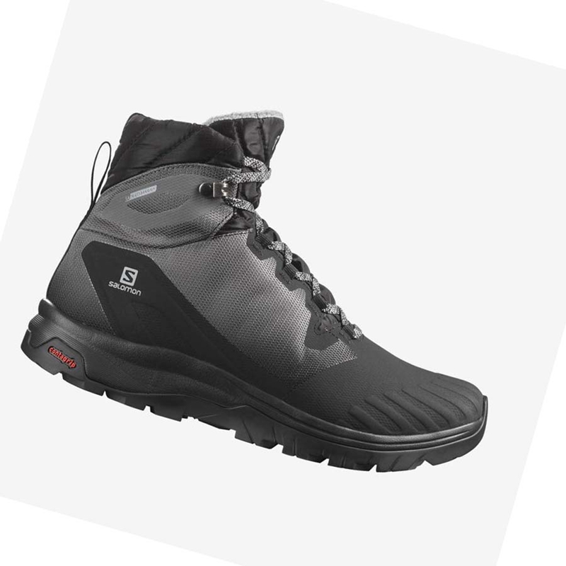 Botas de Inverno Salomon VAYA BLAZE THINSULATE™ CLIMASALOMON™ WATERPROOF Feminino Pretas | 87549-FHUR