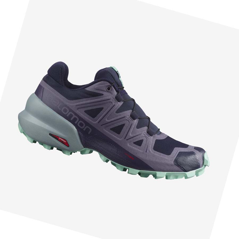 Sapatilhas Trail Running Salomon SPEEDCROSS 5 Feminino Roxo | 04635-HUSF