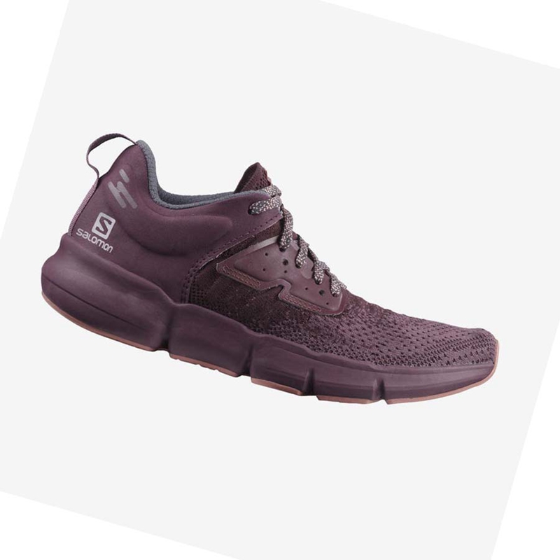 Sapatilhas de Corrida Salomon PREDICT SOC W Feminino Roxo | 72593-XHUF