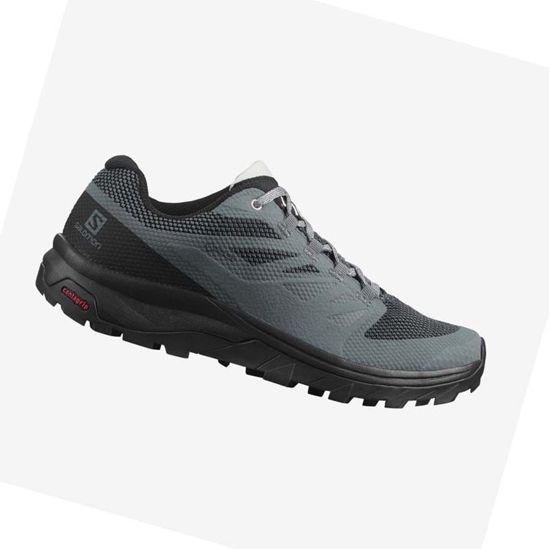 Tênis De Caminhada Salomon WoOUTLINE GORE-TEX Feminino Cinzentas | 03246-WTHM